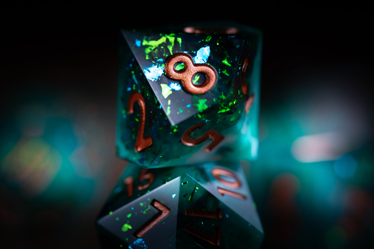 Shattered Aurora Dice Set