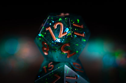 Shattered Aurora Dice Set