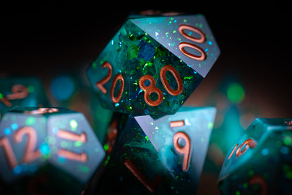 Shattered Aurora Dice Set