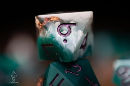 Emerald Tides Green Dice Set