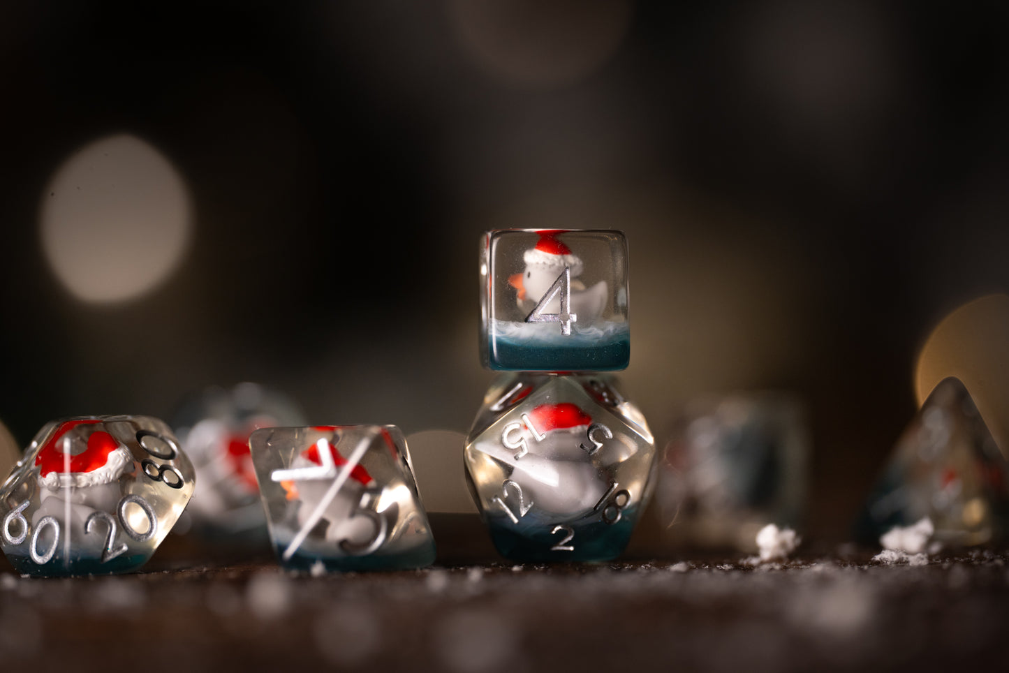 Santa Duck DnD Dice Set