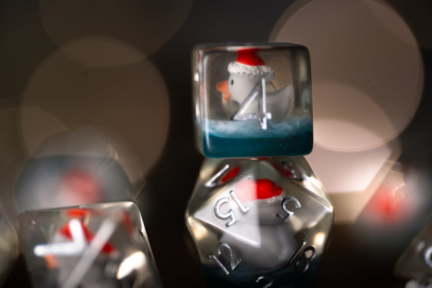 Santa Duck DnD Dice Set