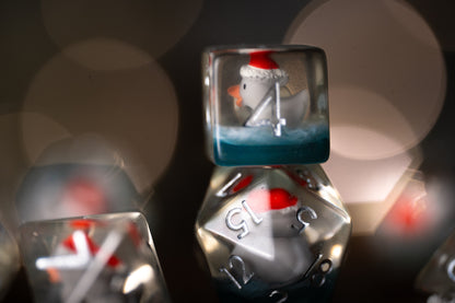 Santa Duck DnD Dice Set