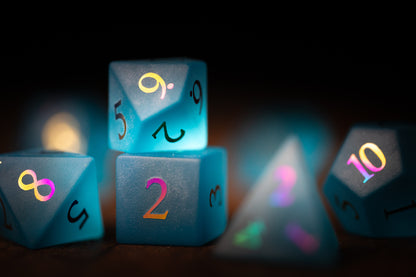 Aetherveil Gemstone Dice Set