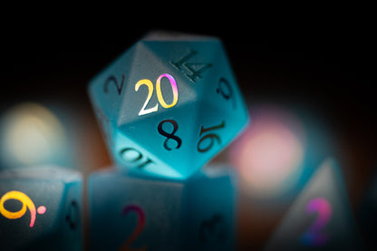 Aetherveil Gemstone Dice Set