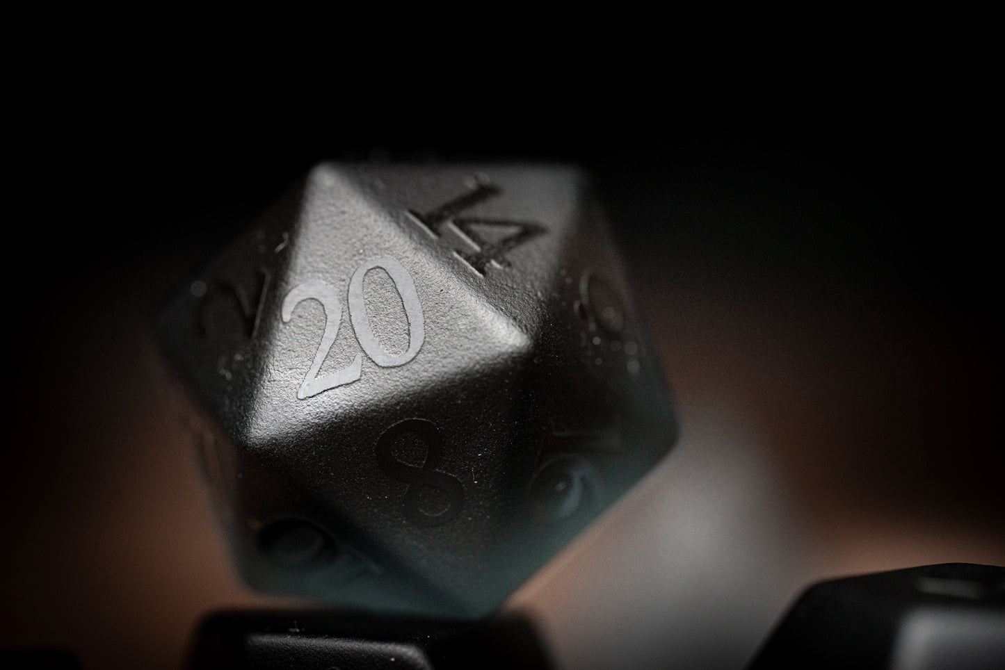 Oblivion's Echo Gemstone Dice Set