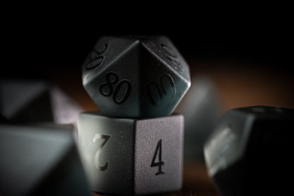 Oblivion's Echo Gemstone Dice Set