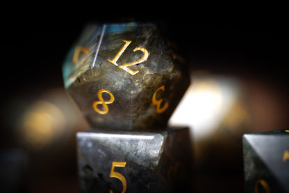 Eldergleam Gemstone Dice Set