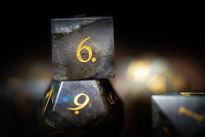 Eldergleam Gemstone Dice Set