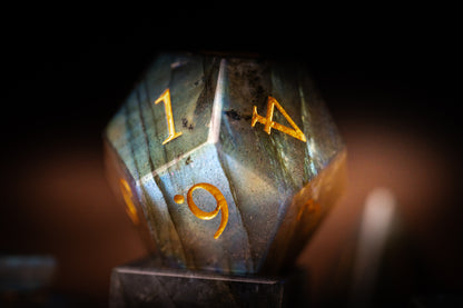 Eldergleam Gemstone Dice Set