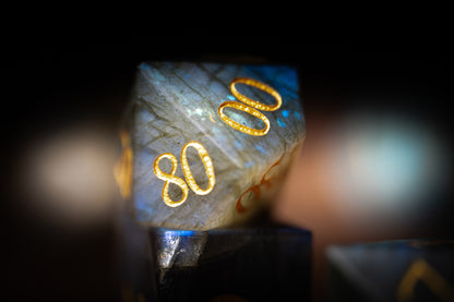 Eldergleam Gemstone Dice Set