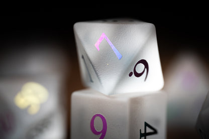 Mirrored Soul Gemstone Dice Set