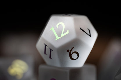 Mirrored Soul Gemstone Dice Set