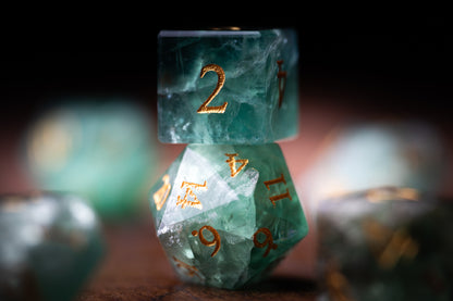 Arcane Spring Gemstone Dice Set
