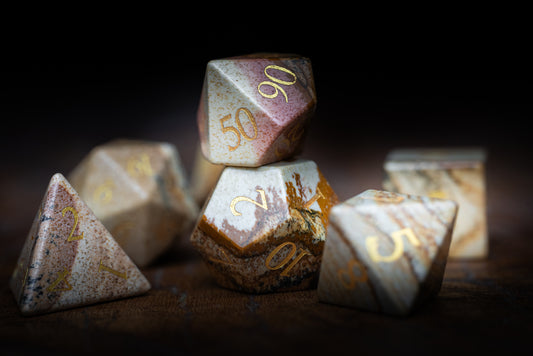 Stoneheart Sigils Gemstone Dice Set