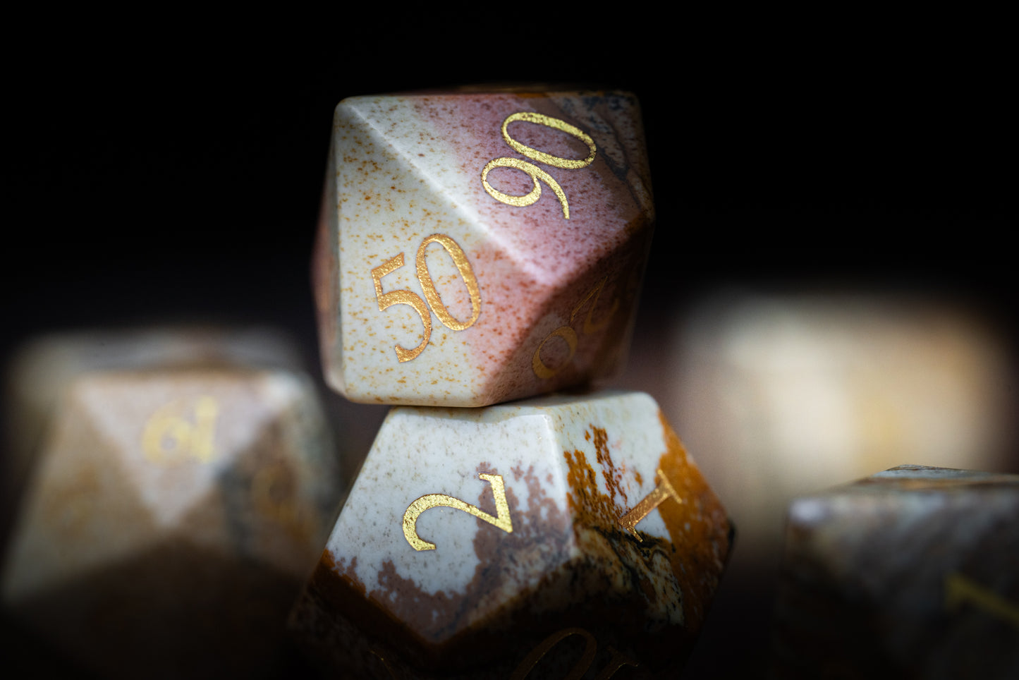 Stoneheart Sigils Gemstone Dice Set