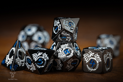 Steel Wind Metal Dice Set