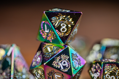 Faerie of the Enchanted Metal Dice Set