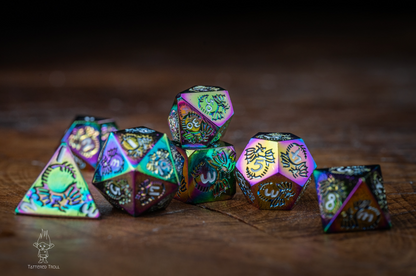Faerie of the Enchanted Metal Dice Set