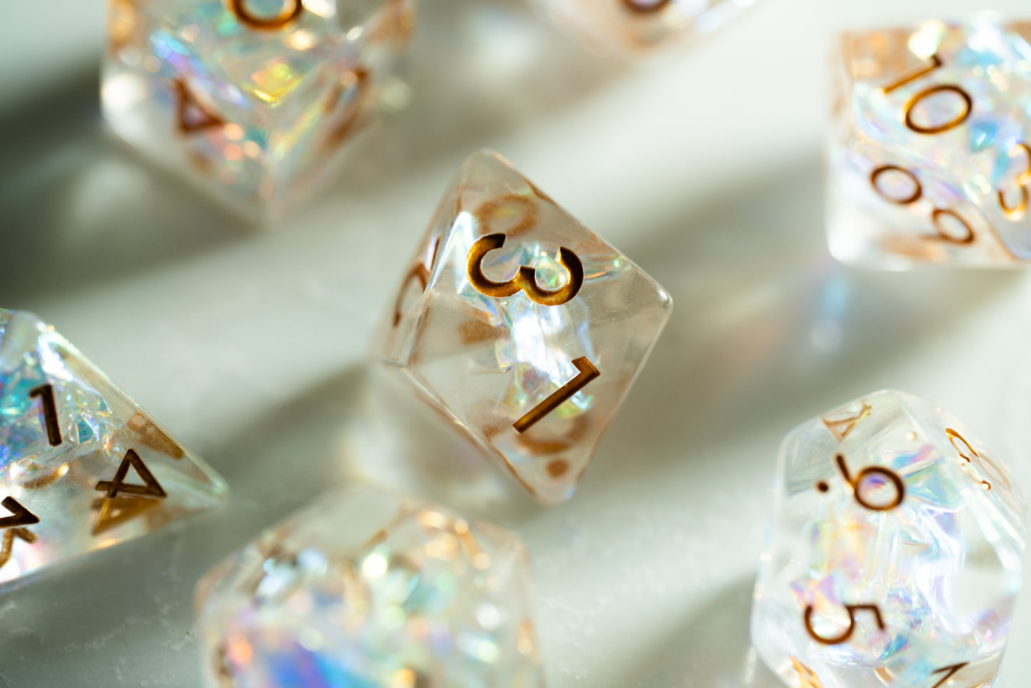 Heaven's Shard dnd dice set