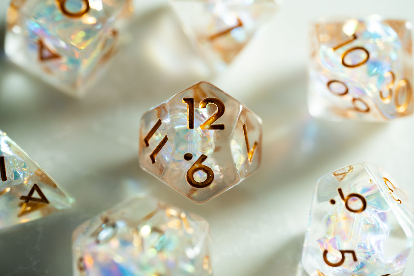 Heaven's Shard dnd dice set