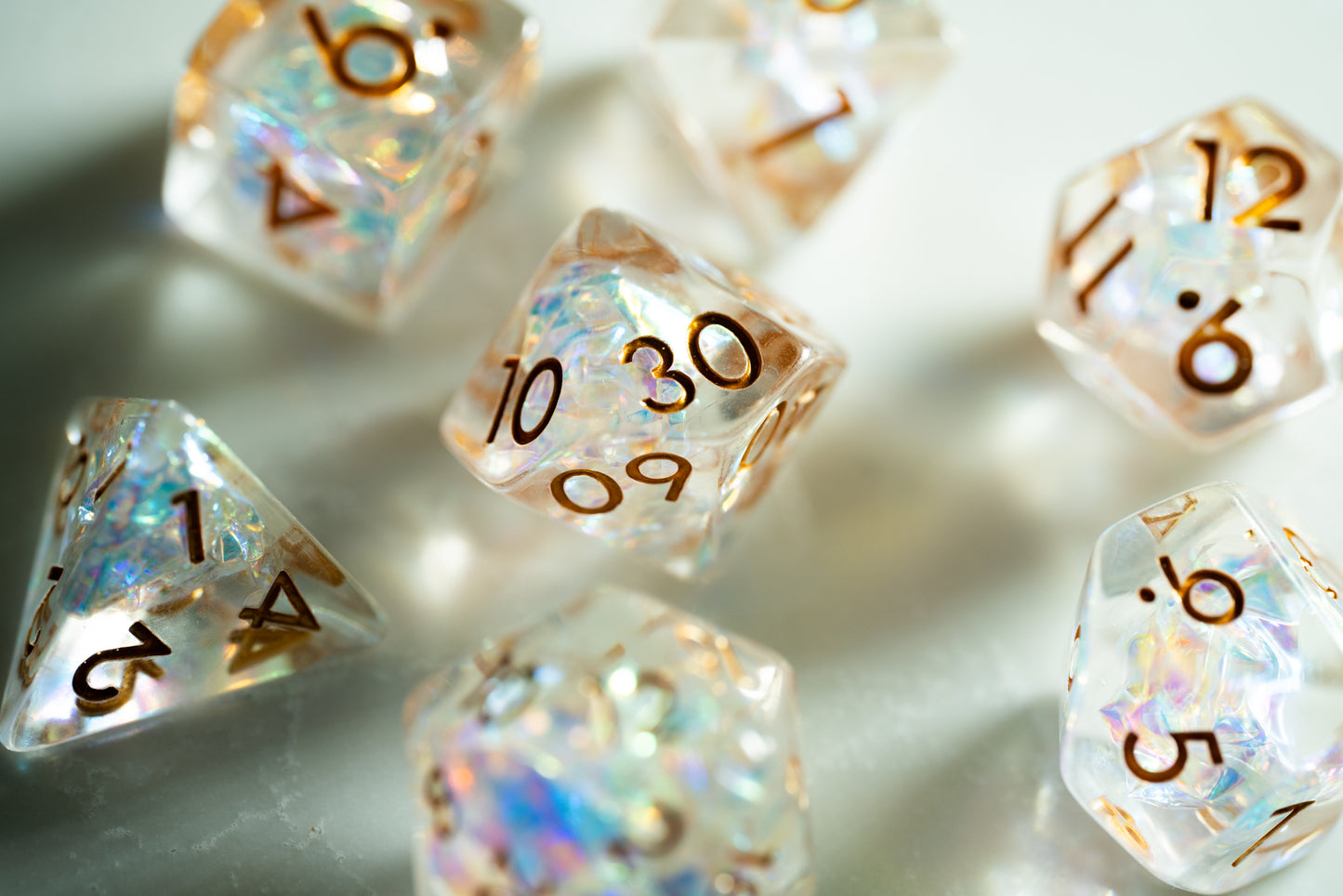 Heaven's Shard dnd dice set