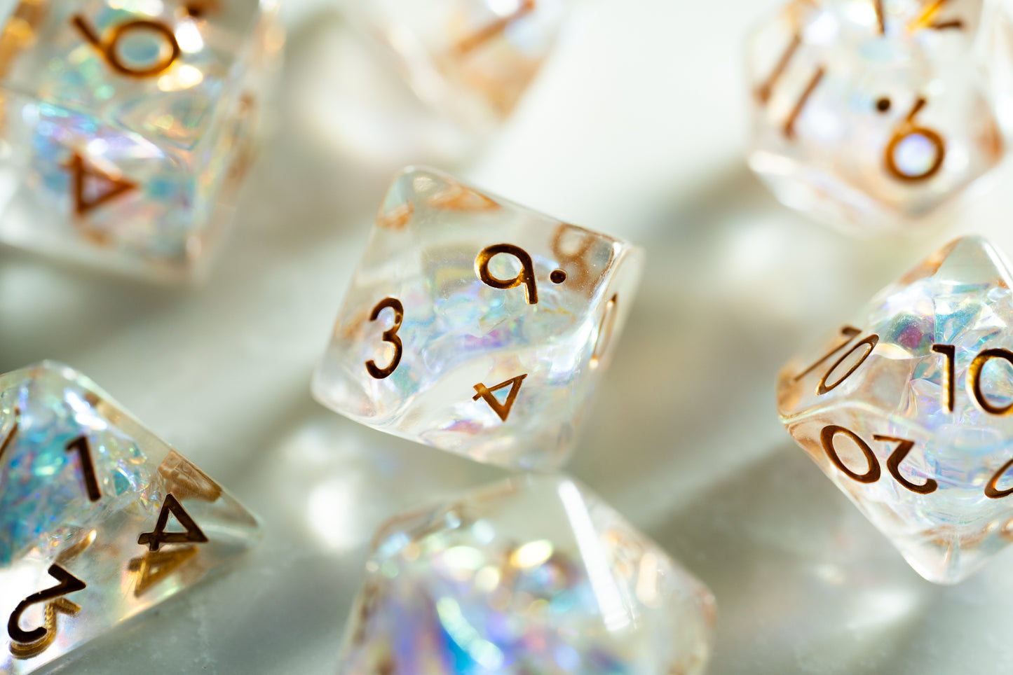 Heaven's Shard dnd dice set