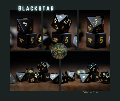 Ghostpath Compass Gemstone Dice Set