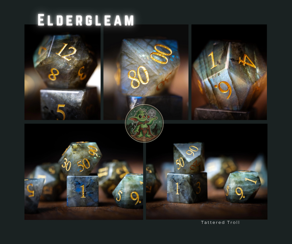 Arcane Spring Gemstone Dice Set