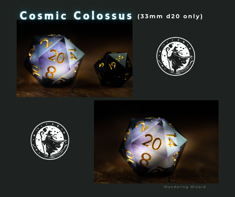 Cosmic Colossus Giant D20 Dice