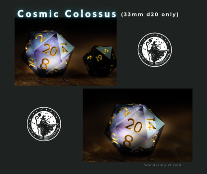 Cosmic Colossus Giant D20 Dice