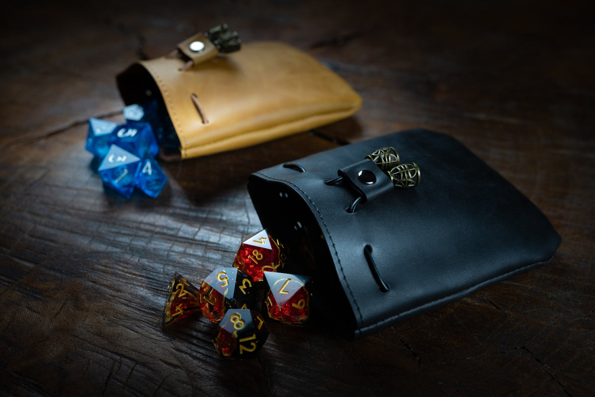 D&D Dice Bag – Drawstring Dice Pouch for Dungeons & Dragons