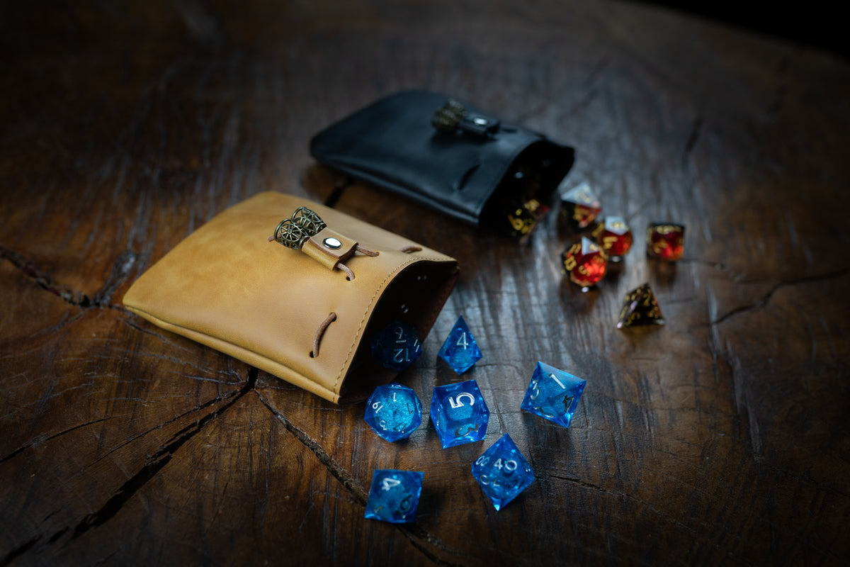 D&D Dice Bag – Drawstring Dice Pouch for Dungeons & Dragons