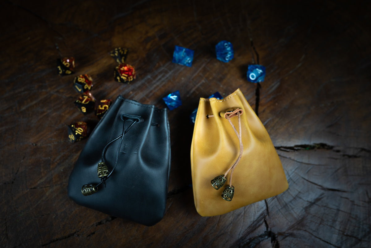 D&D Dice Bag – Drawstring Dice Pouch for Dungeons & Dragons