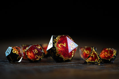 Inferno's Heart + Chonk 35mm D20 8 Piece Set