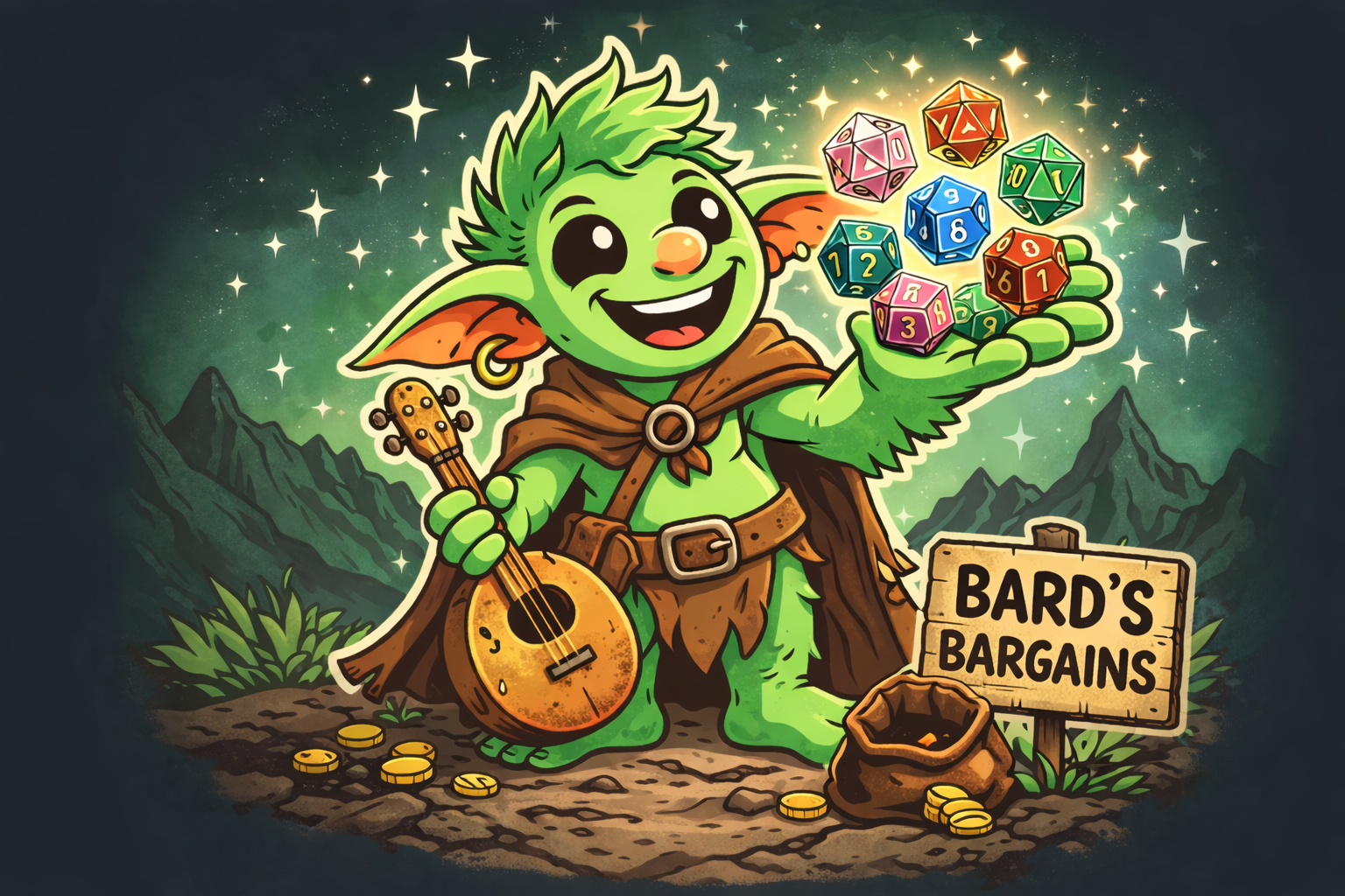 discounted dnd dice sets by tattered troll