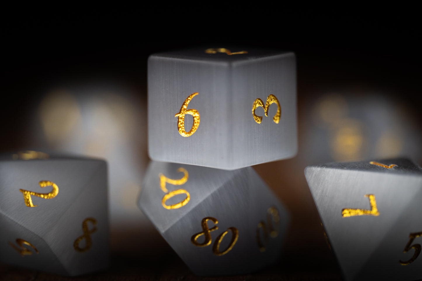 Moonshade Shards Gemstone Dice Set