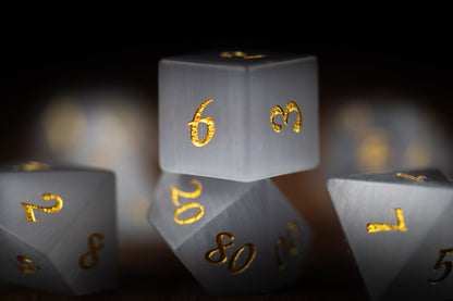Moonshade Shards Gemstone Dice Set