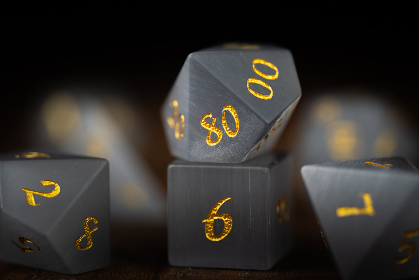 Moonshade Shards Gemstone Dice Set