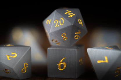 Moonshade Shards Gemstone Dice Set