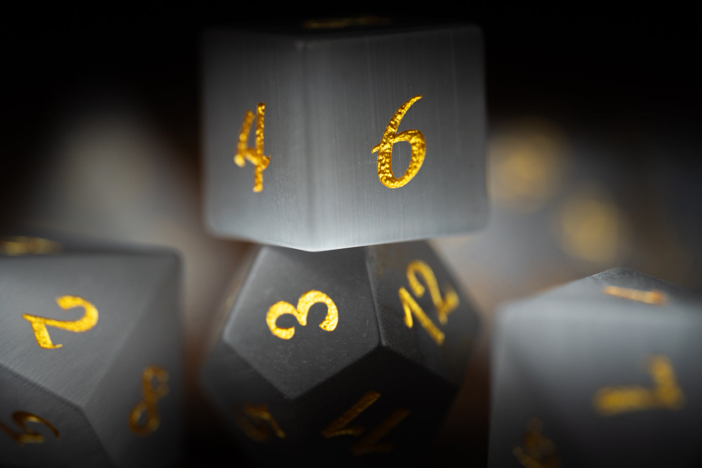 Moonshade Shards Gemstone Dice Set