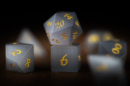 Moonshade Shards Gemstone Dice Set