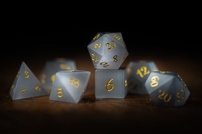 Moonshade Shards Gemstone Dice Set