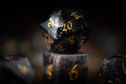 Lanternstone Gemstone Dice Set