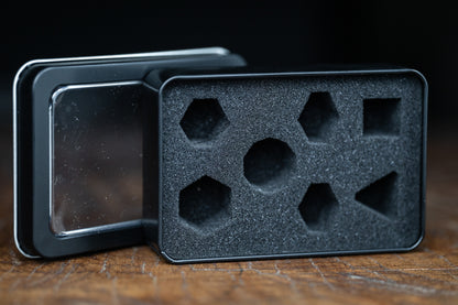 Oblivion's Echo Gemstone Dice Set