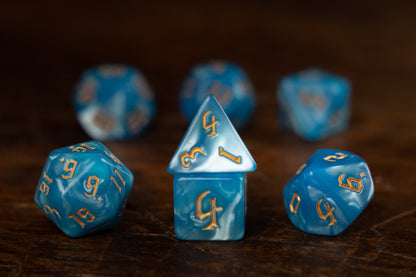 Blue Deaden Dice Set