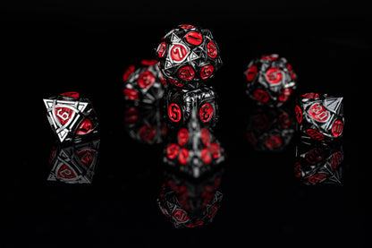 Dark Ember Metal Dice Set
