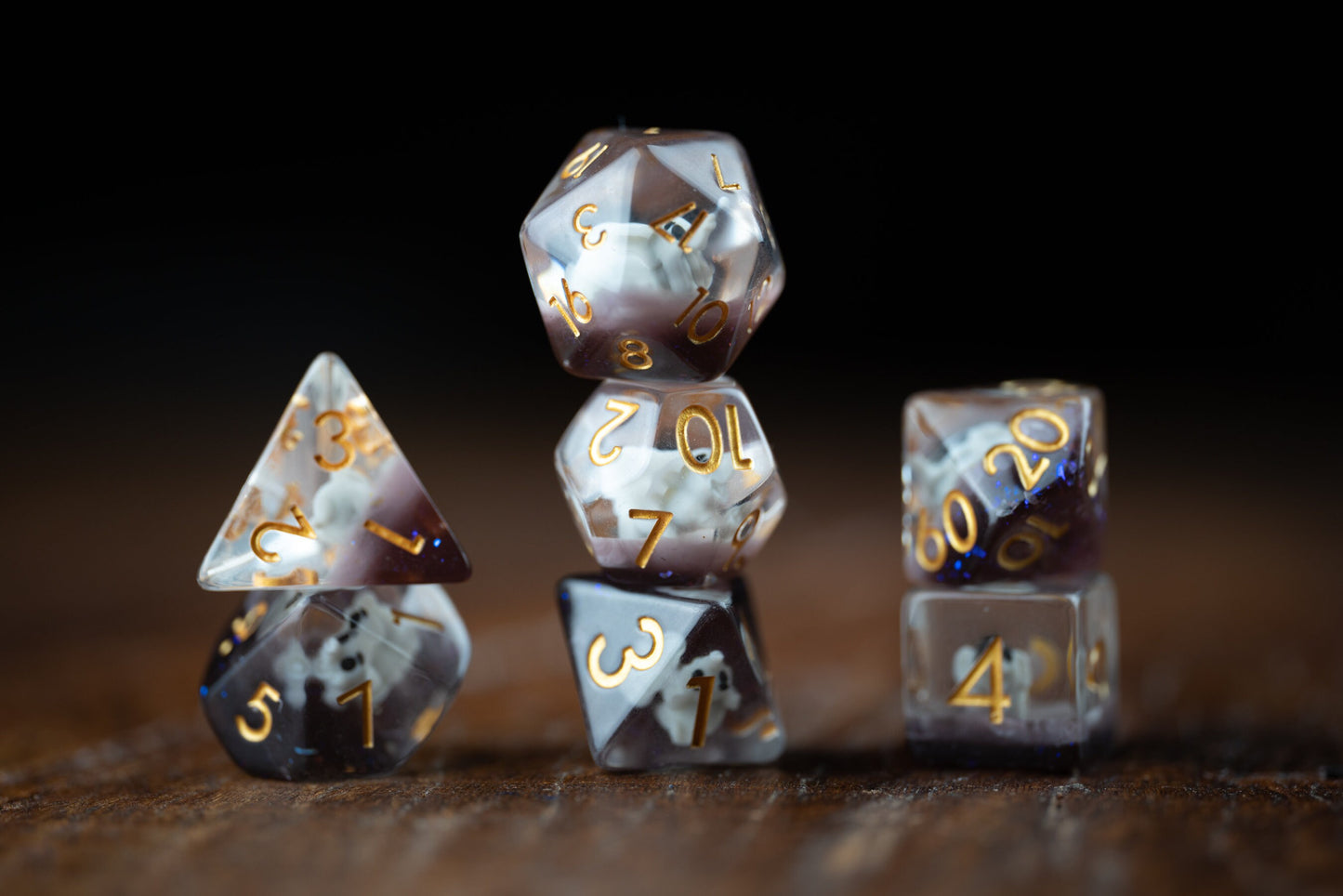 Tiny Trampler Elephant Dice: Cute Polyhedral DnD Dice Set - Perfect Animal-Themed Gifts for Dungeons and Dragons Players