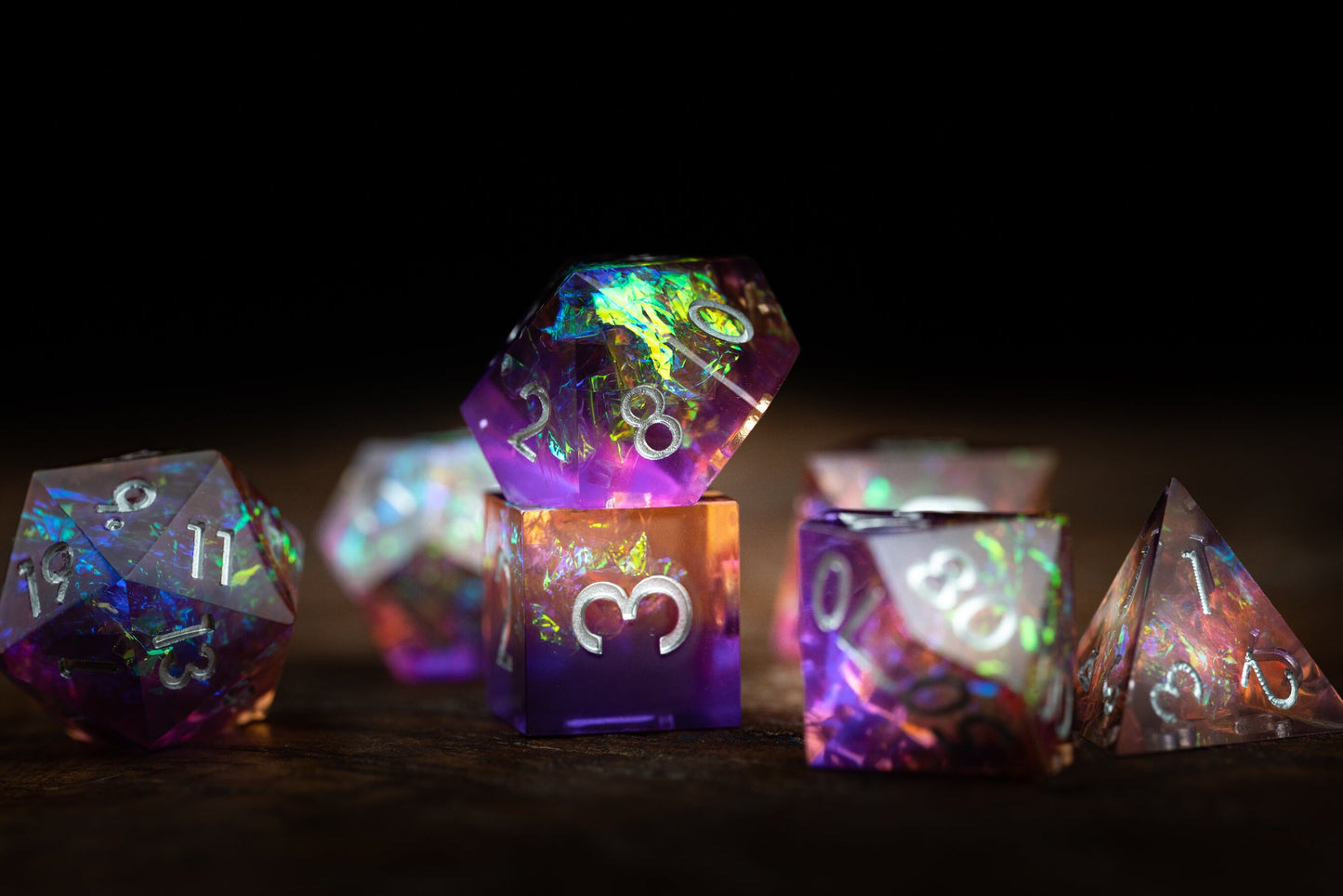 Cosmic Burst Space Dice Set