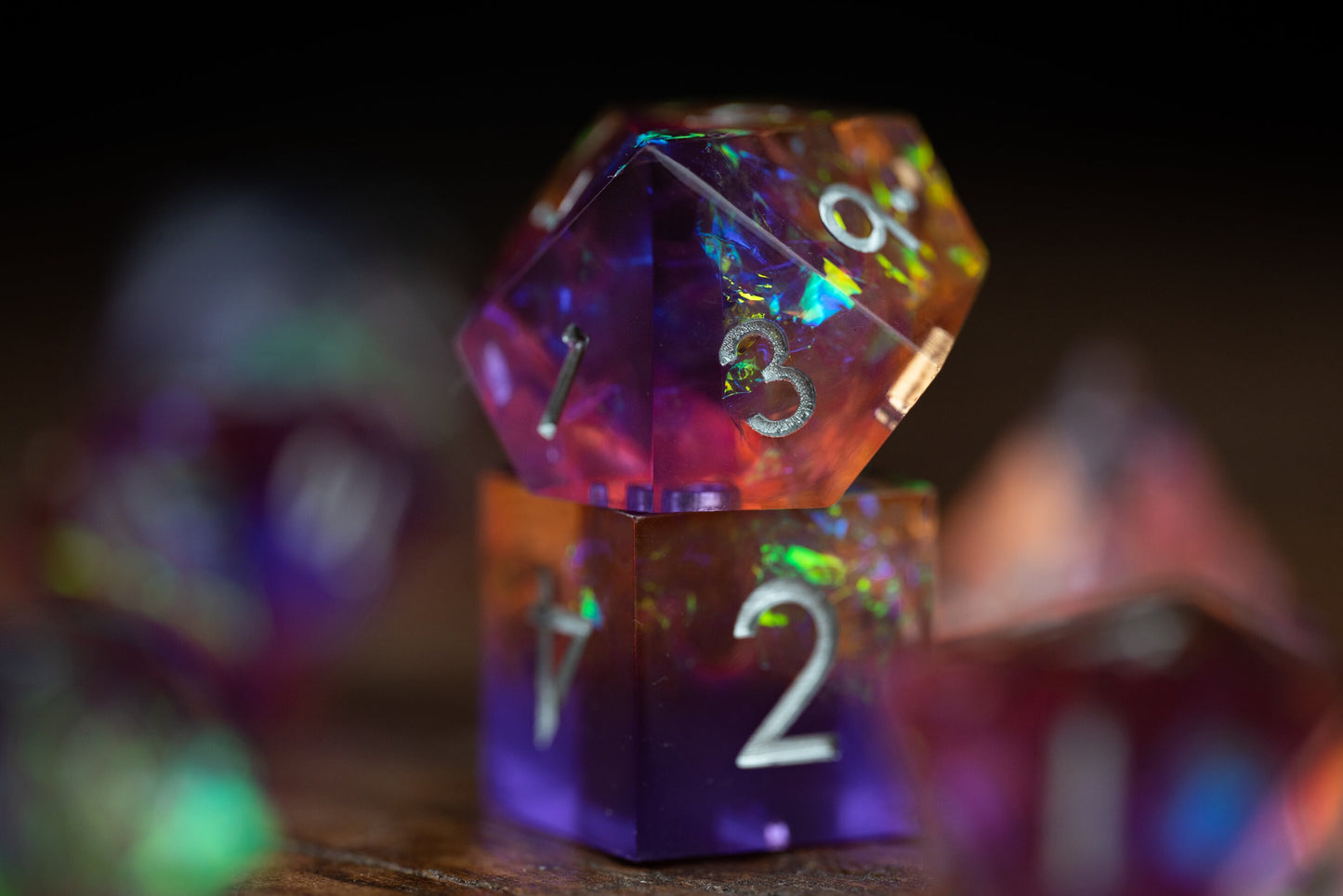 Cosmic Burst Space Dice Set